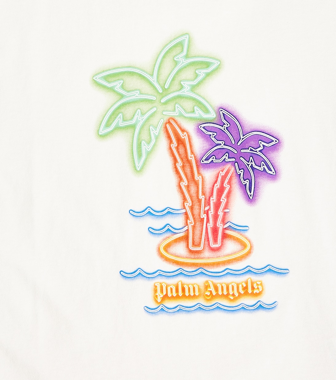 Bedrucktes T-Shirt aus Baumwoll-Jersey | Palm Angels Kids