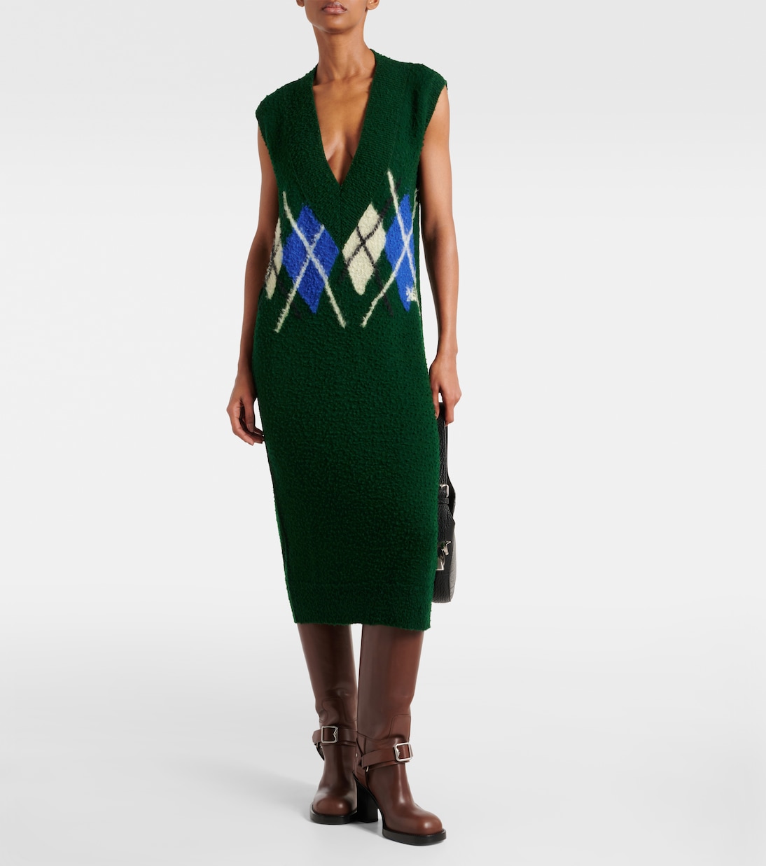 Midikleid aus Wolle | Burberry