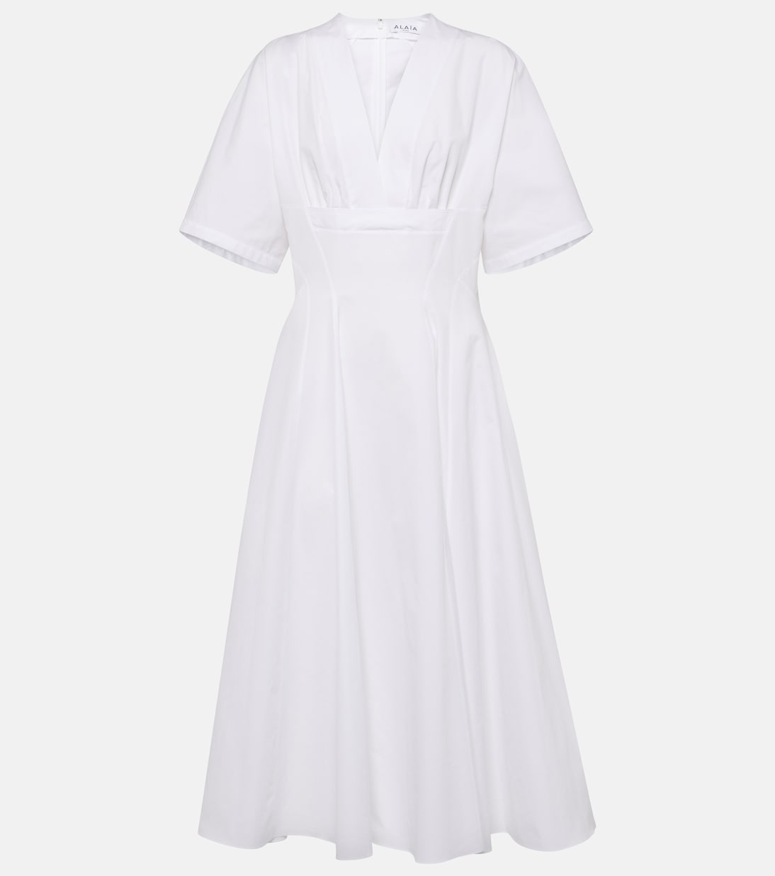 Abito midi in popeline di cotone | Alaïa
