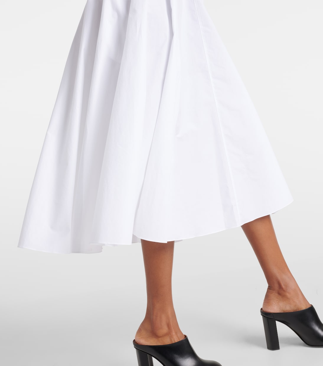 Abito midi in popeline di cotone | Alaïa