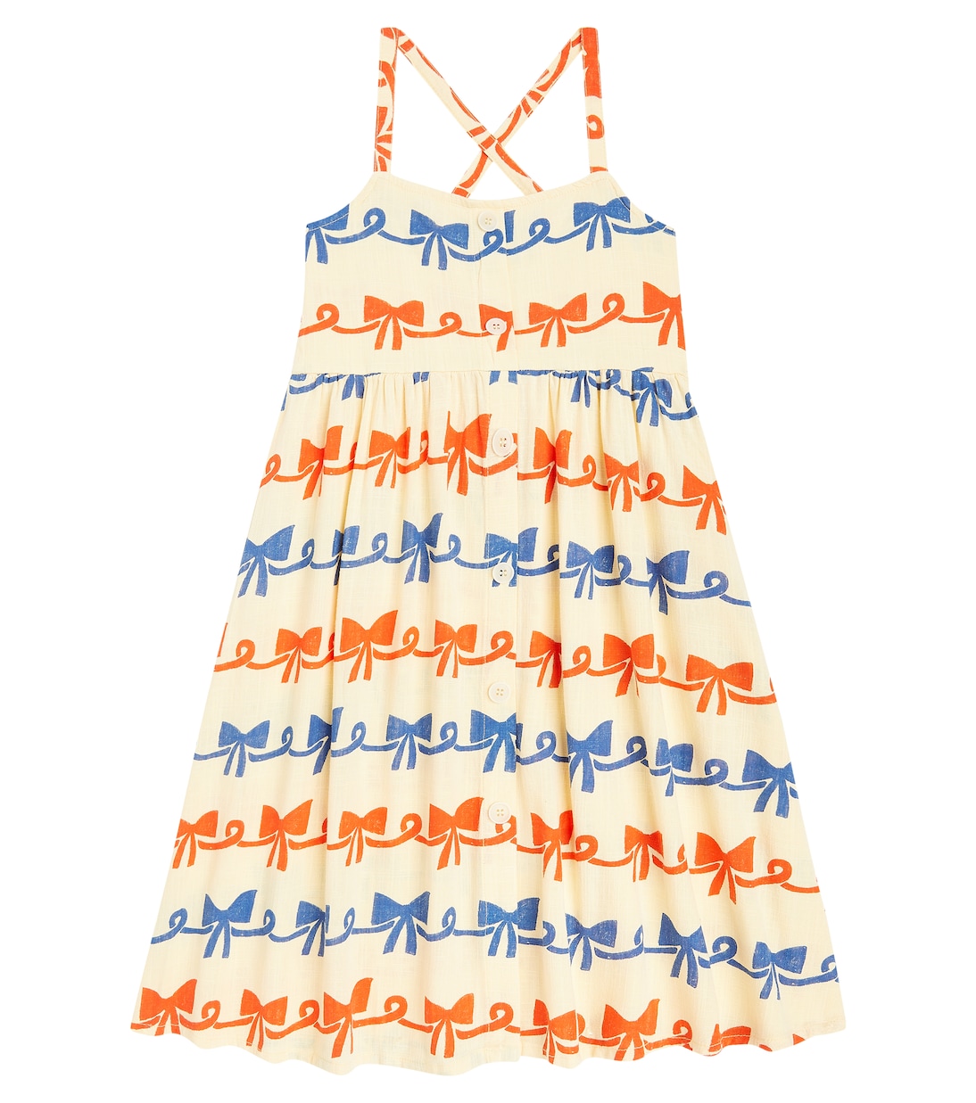 Abito Ribbon Bow con volant | Bobo Choses
