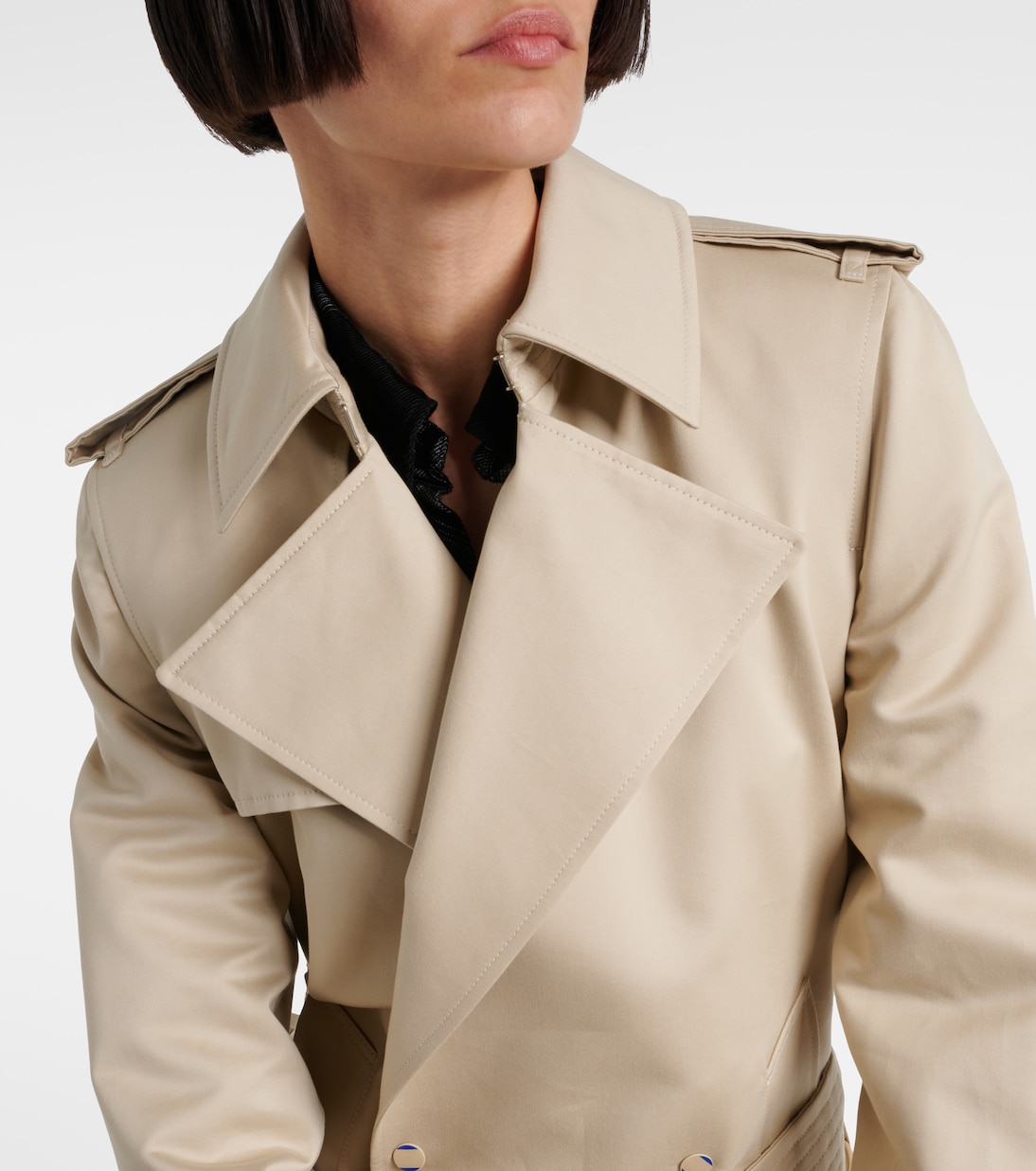 Trenchcoat aus Baumwolle und Seide | Burberry