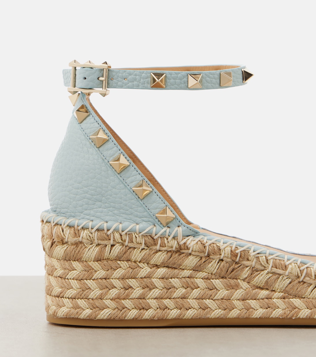 Sandalias Rockstud de piel granulada | Valentino Garavani