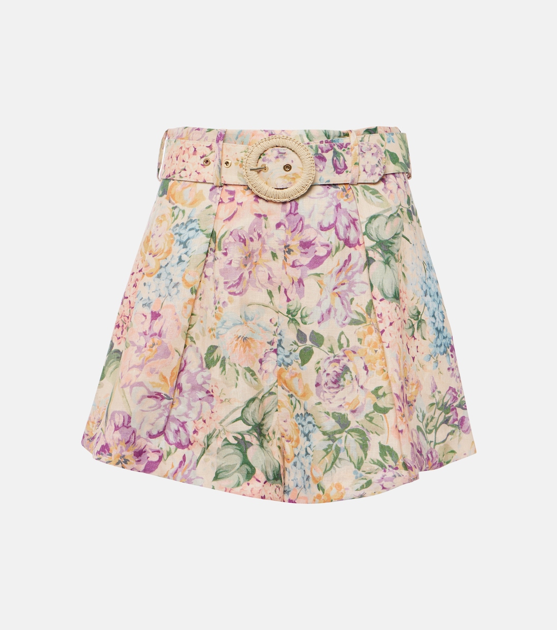 High-Rise Shorts Halliday aus Leinen | Zimmermann