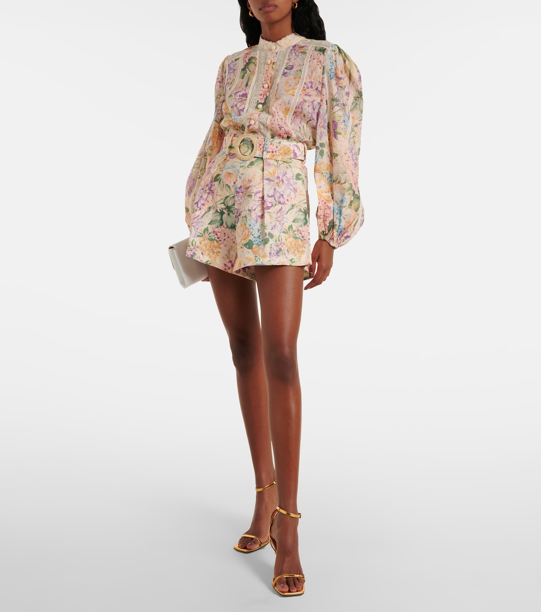 High-Rise Shorts Halliday aus Leinen | Zimmermann