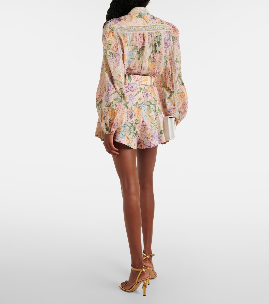 High-Rise Shorts Halliday aus Leinen | Zimmermann