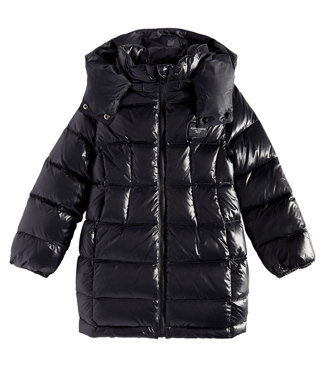 Abrigo con paneles de plumas | Dolce&Gabbana Kids