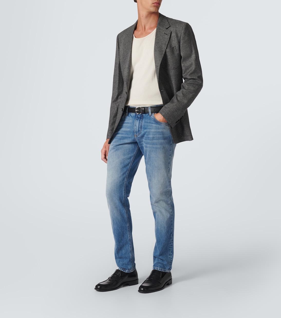 Mid-rise distressed skinny jeans | Dolce&Gabbana