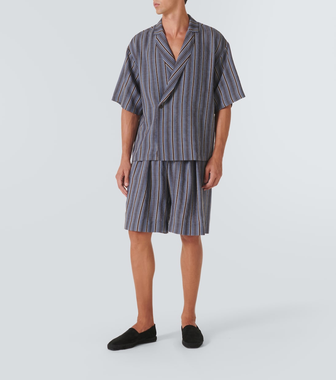Camisa de lana virgen a rayas | King & Tuckfield