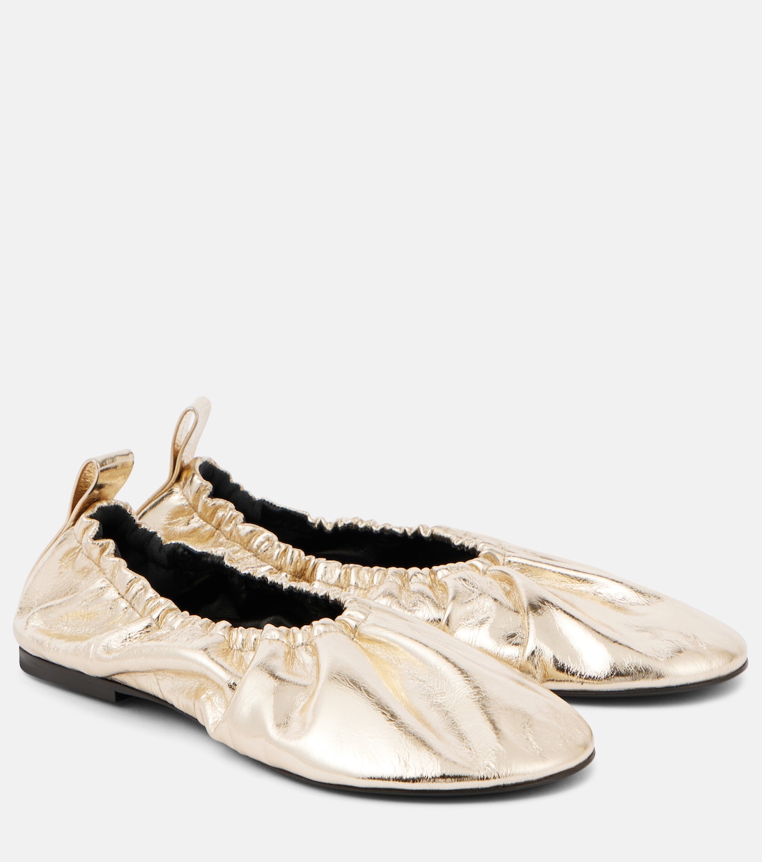 Ballerine in pelle metallizzata | Jil Sander