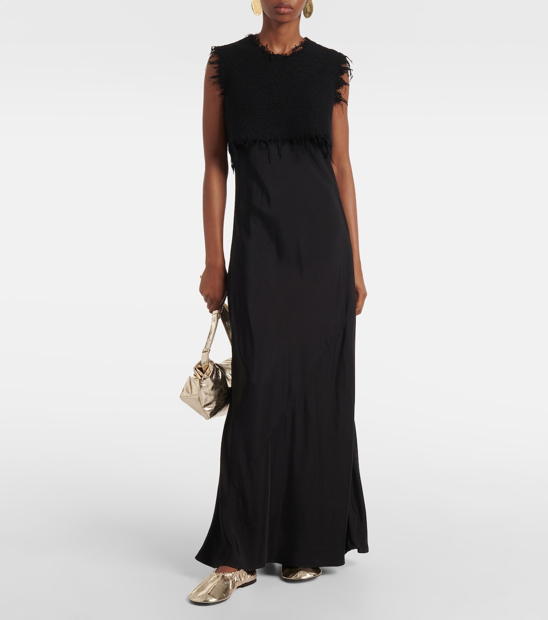 Ballerine in pelle metallizzata | Jil Sander