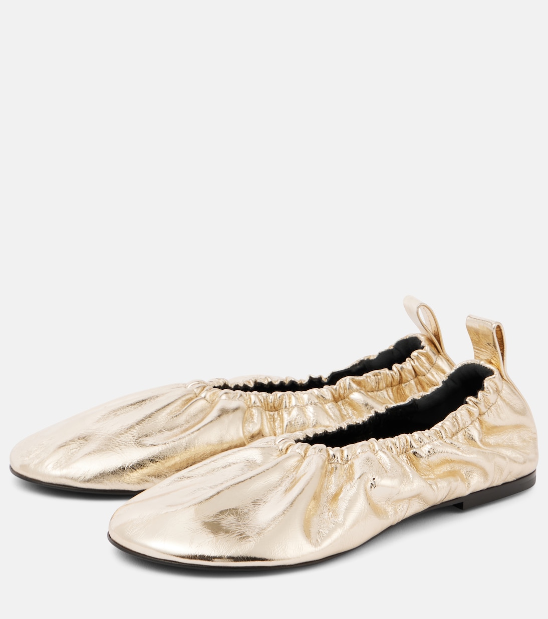 Ballerine in pelle metallizzata | Jil Sander