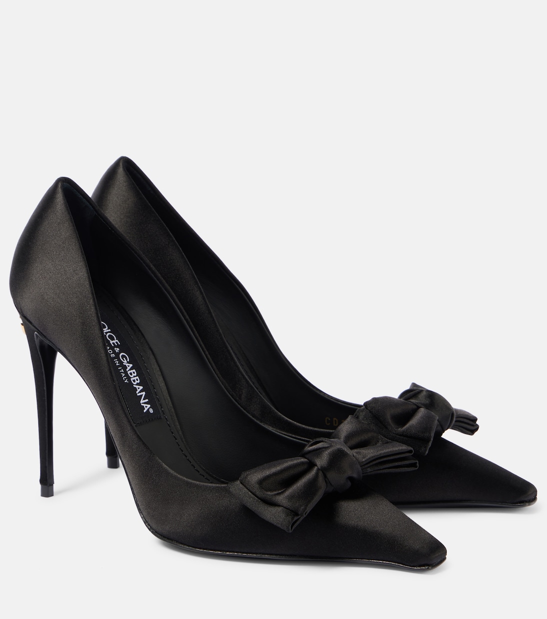 Pumps in raso con fiocco | Dolce&Gabbana