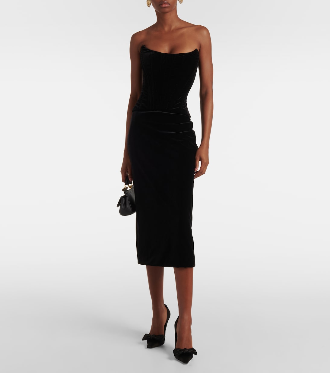 Pumps in raso con fiocco | Dolce&Gabbana
