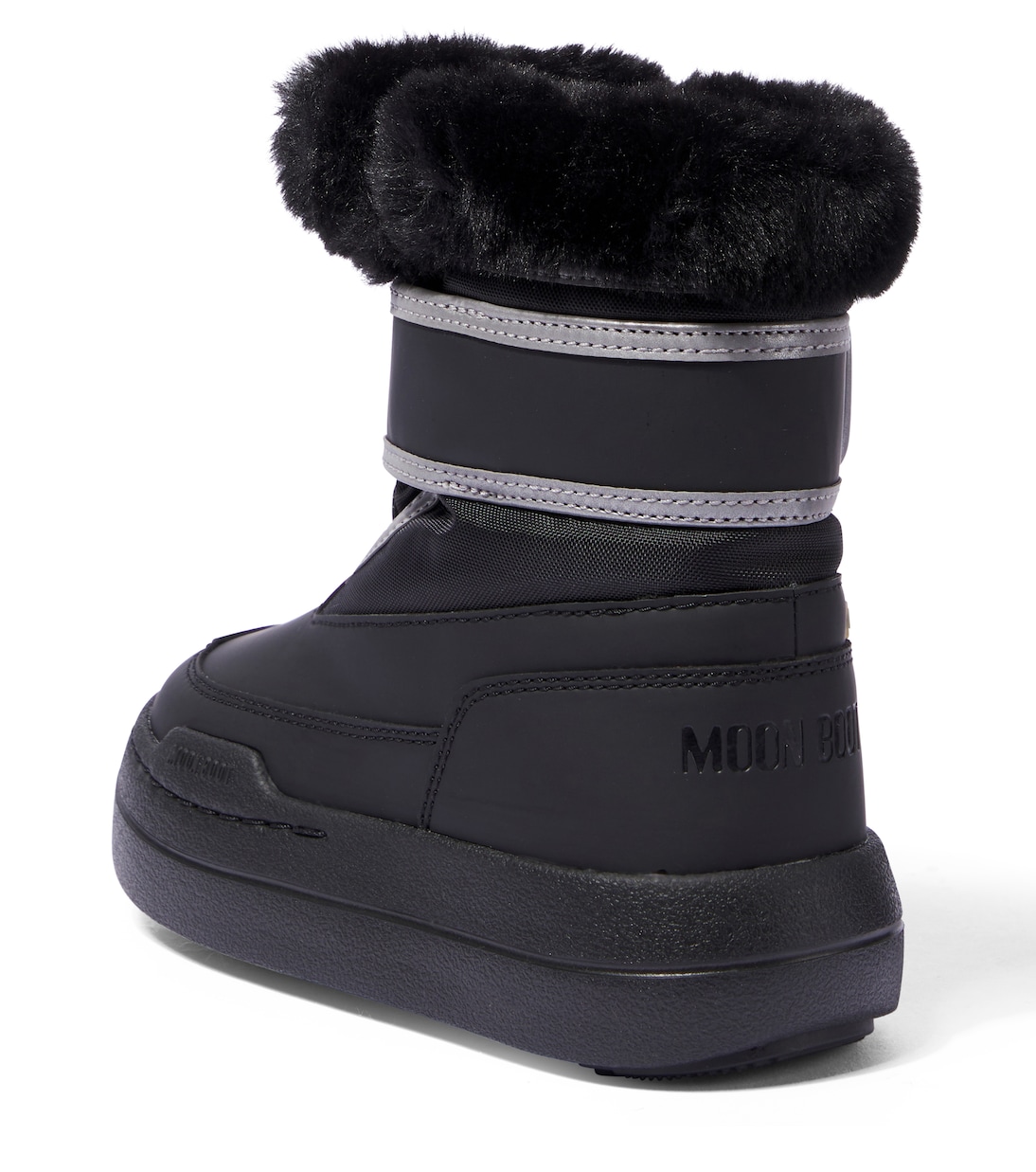 Junior Park Strap faux fur-trimmed snow boots | Moon Boot Kids