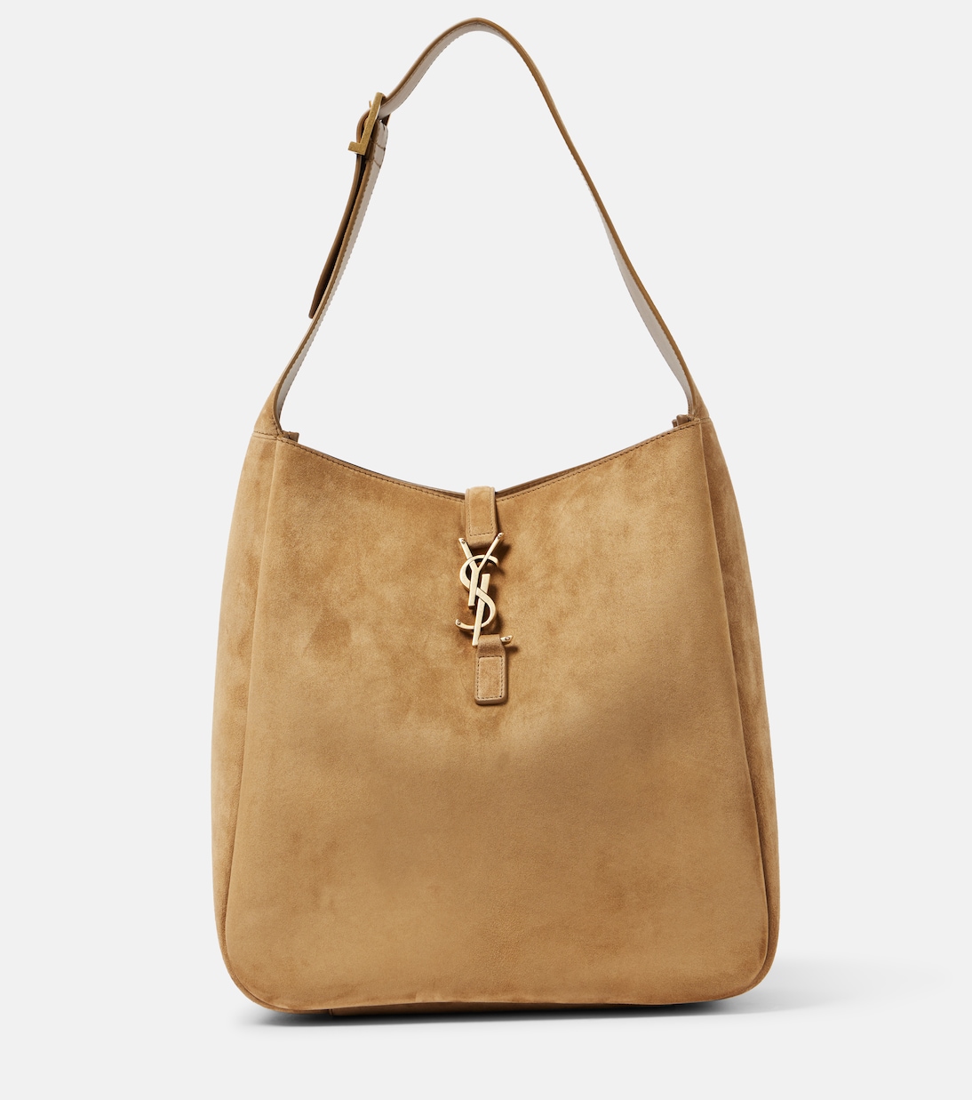 Sac Le 5 à 7 Supple Large en daim | Saint Laurent