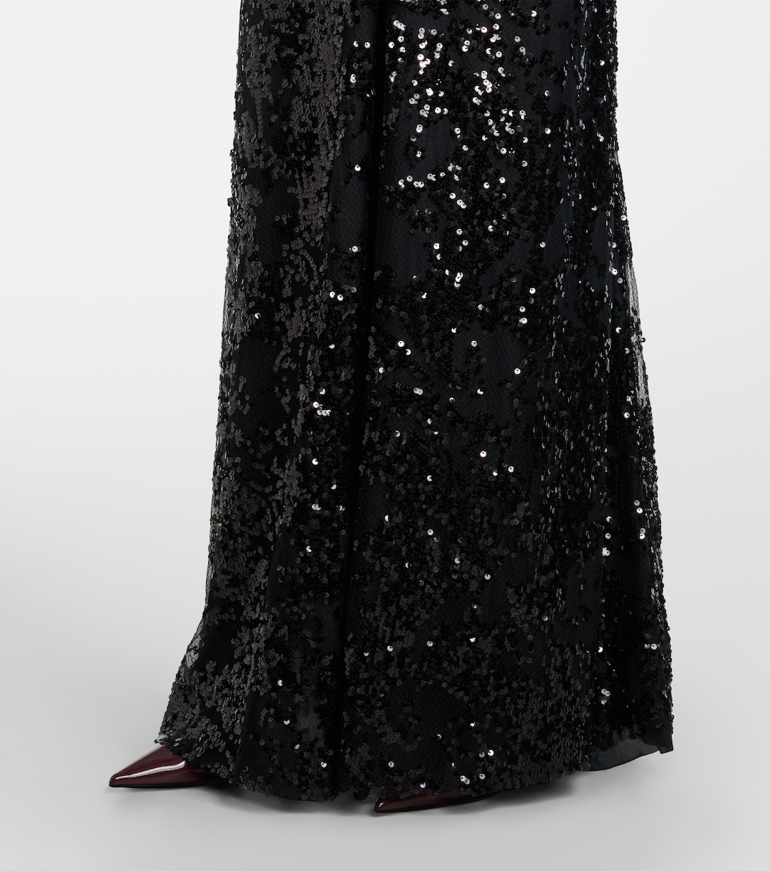 Abito lungo con paillettes | Victoria Beckham