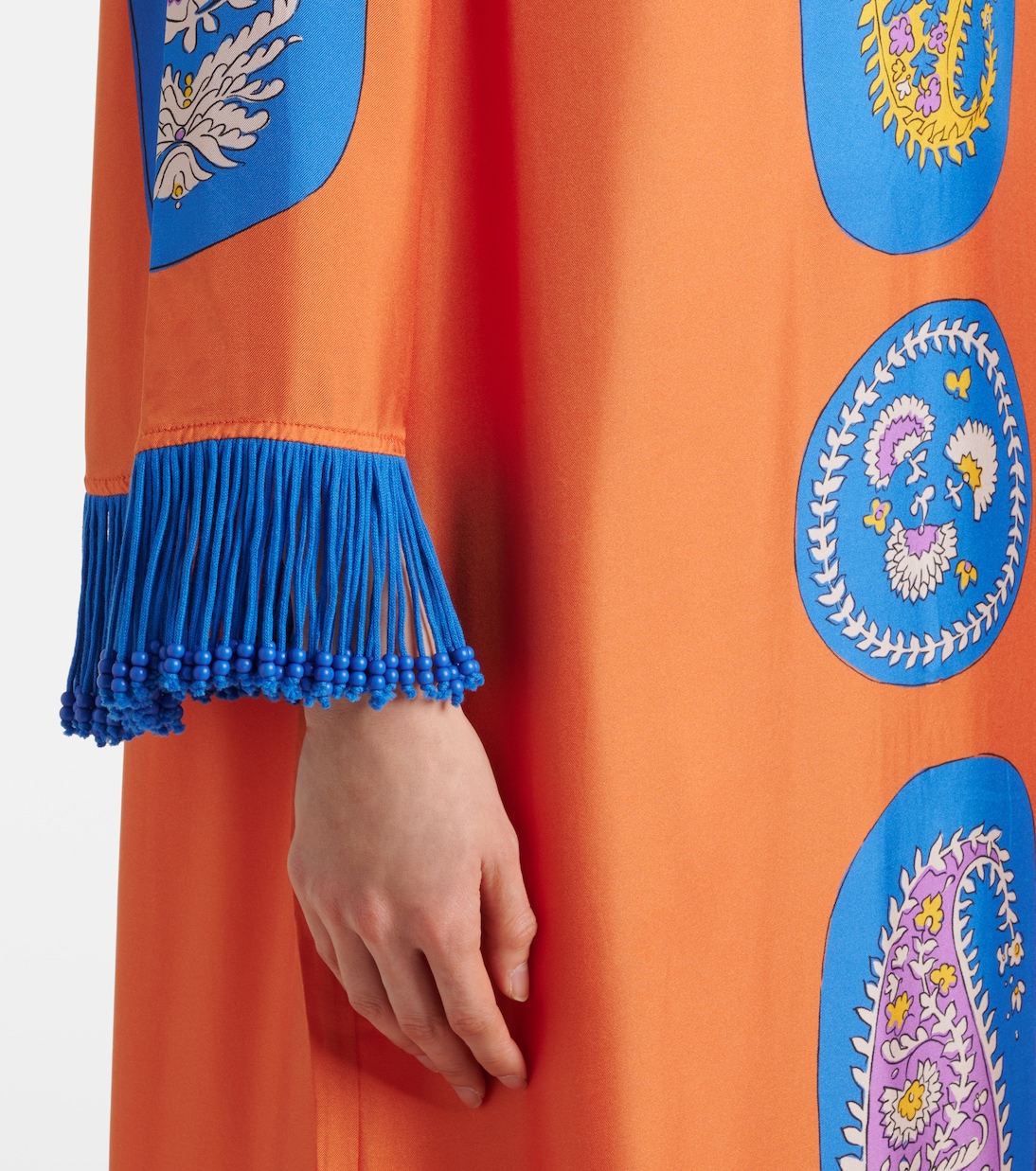 Vestido midi Luis de seda | Alémais