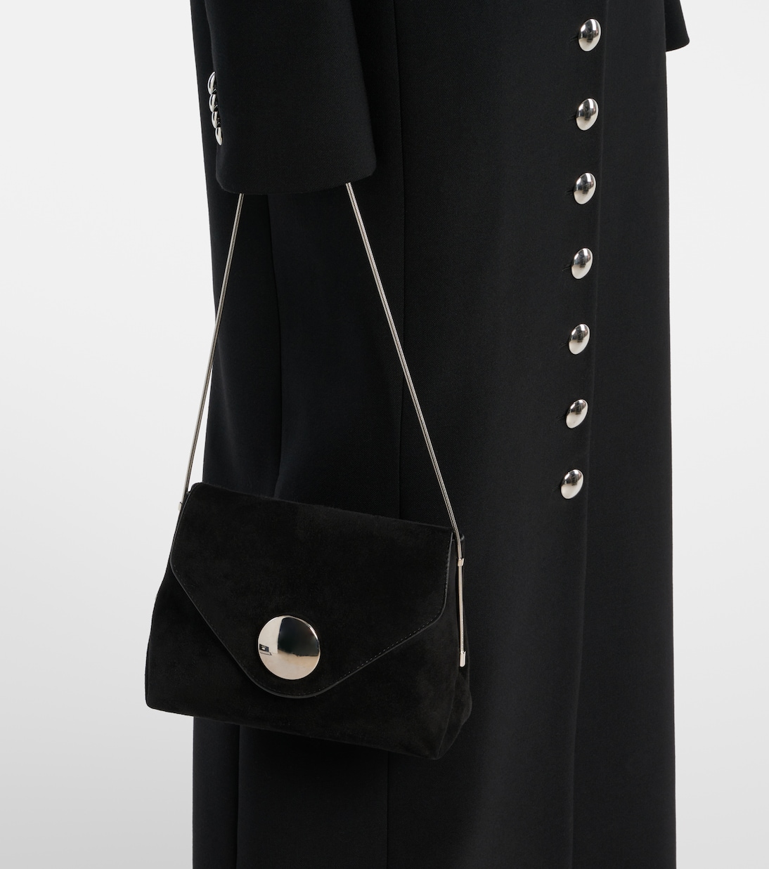 Borsa a spalla Bobbi in suede | Khaite