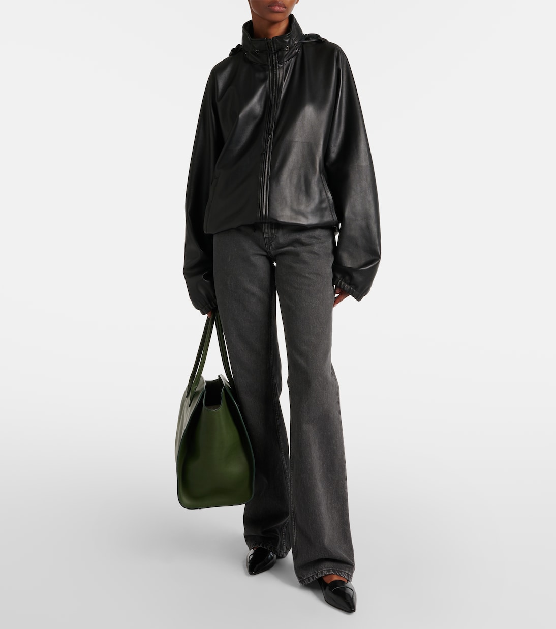 Ballerines Viv en cuir | The Row