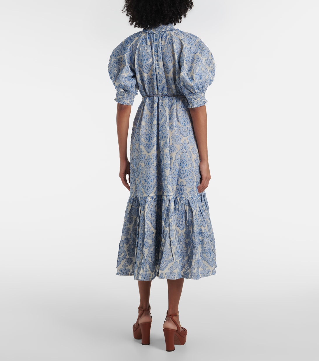 Abito midi in cotone Wylie Lantern | Zimmermann