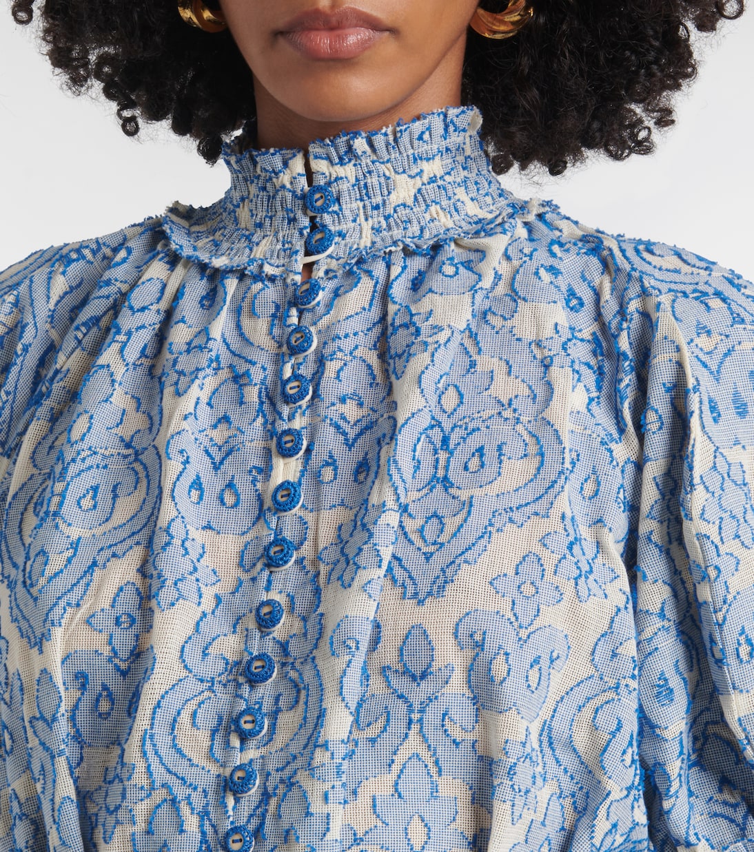 Abito midi in cotone Wylie Lantern | Zimmermann