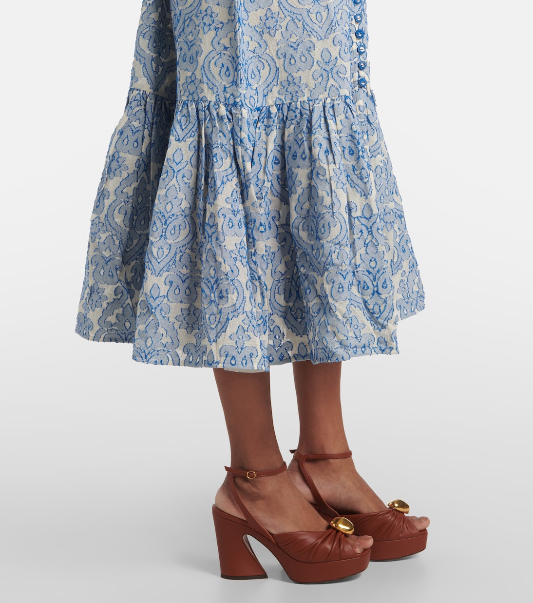 Abito midi in cotone Wylie Lantern | Zimmermann