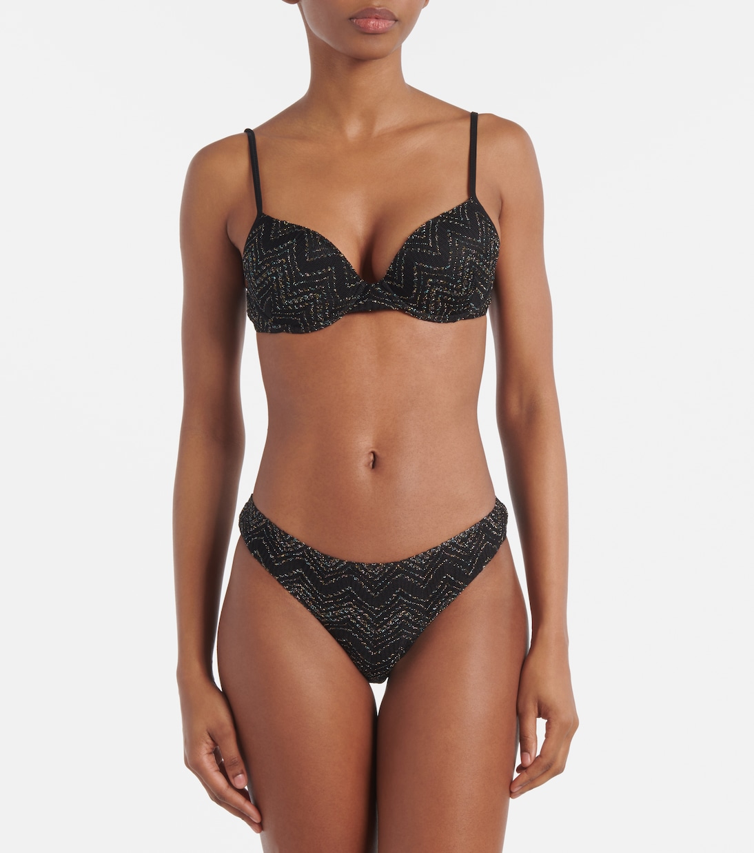 Bikini de lamé en zigzag | Missoni