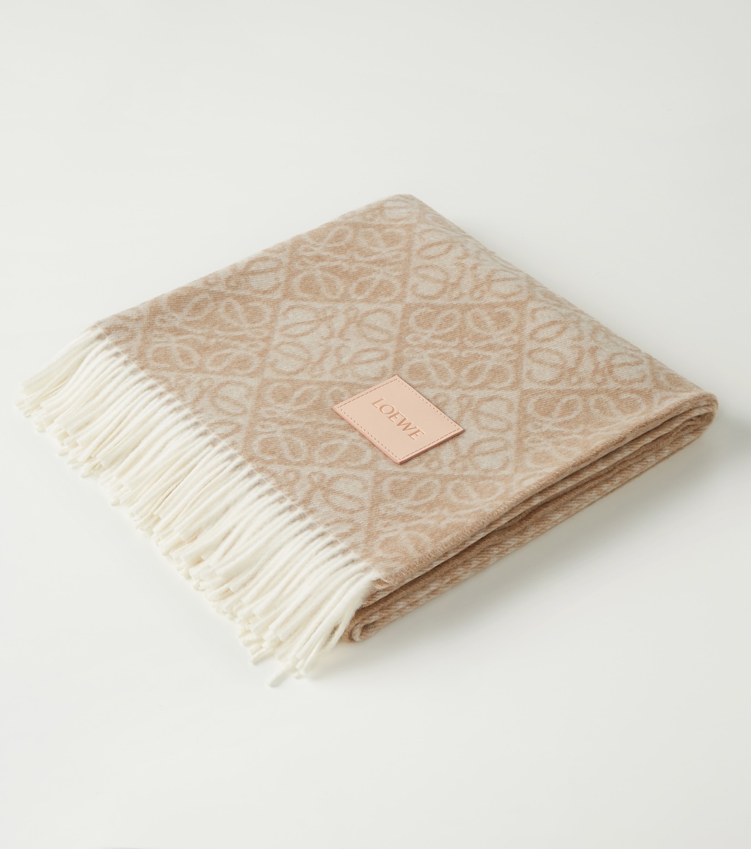 Anagram wool and cashmere blanket | Loewe