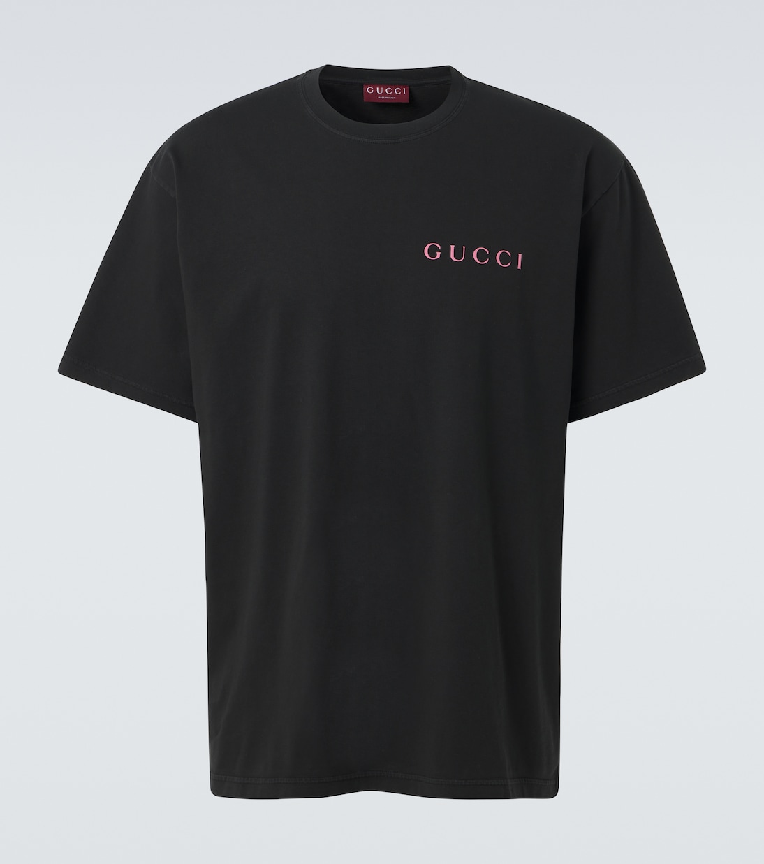 Camiseta de jersey de algodón con logo | Gucci