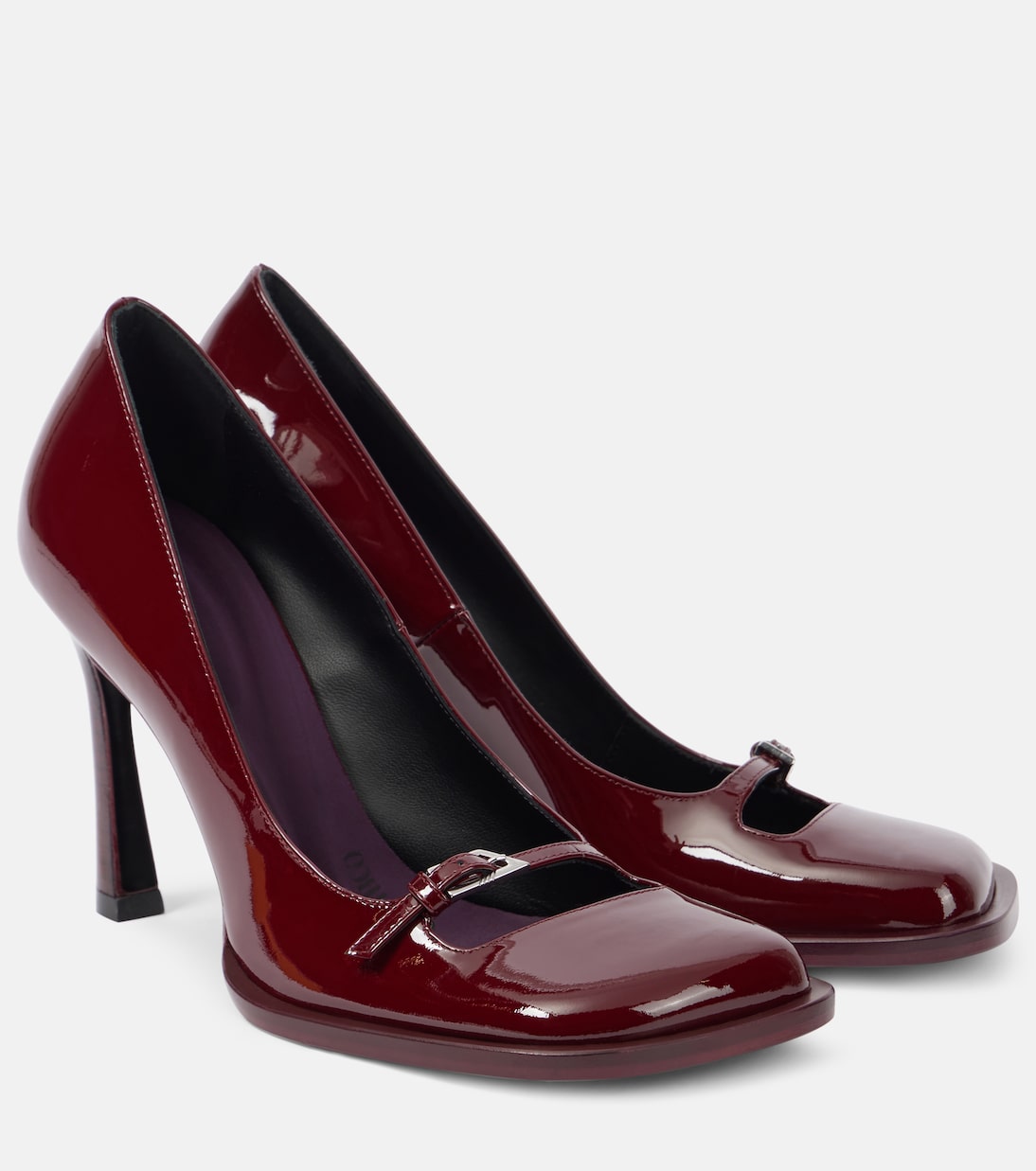 Escarpins Mia 95 en cuir verni | The Attico