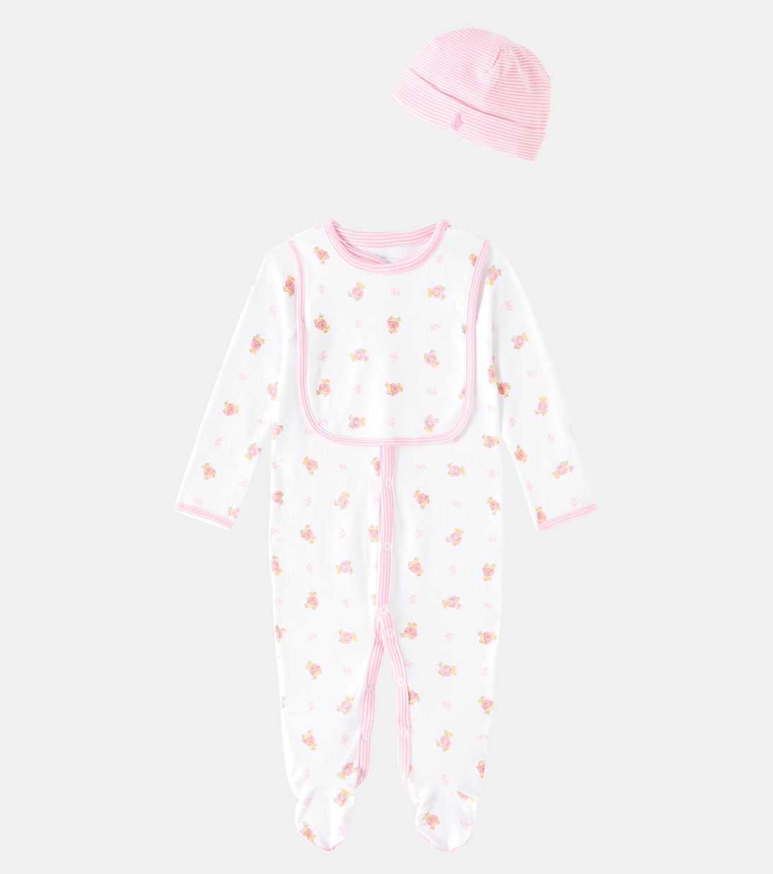 Baby - Body, bavaglino e berretto in cotone | Polo Ralph Lauren Kids