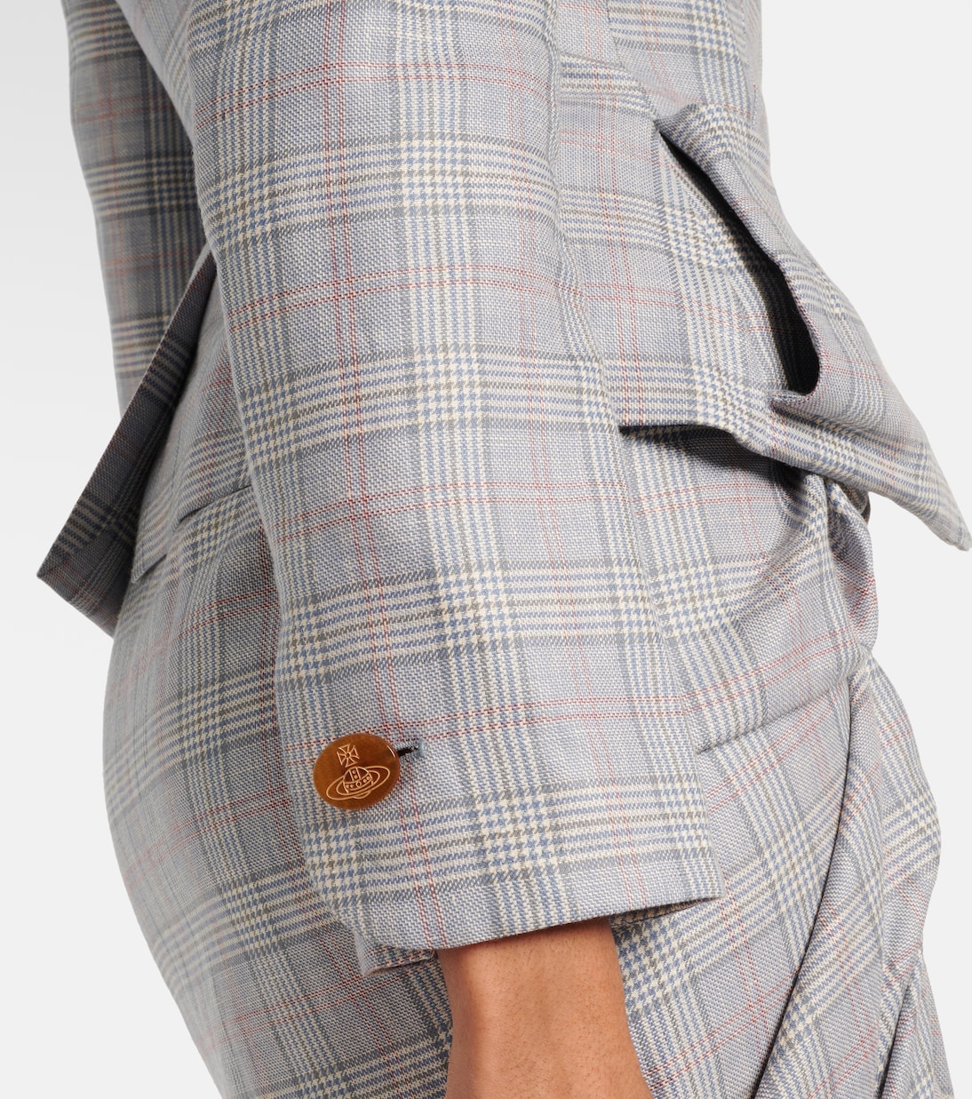 Blazer in tartan di lana e lino | Vivienne Westwood