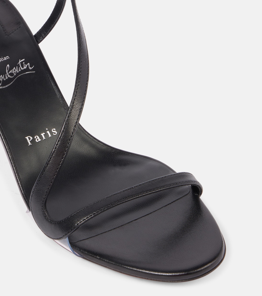 Scarpe sandali in pelle Rosalie Alta 55 di Christian Louboutin per giovani trendy