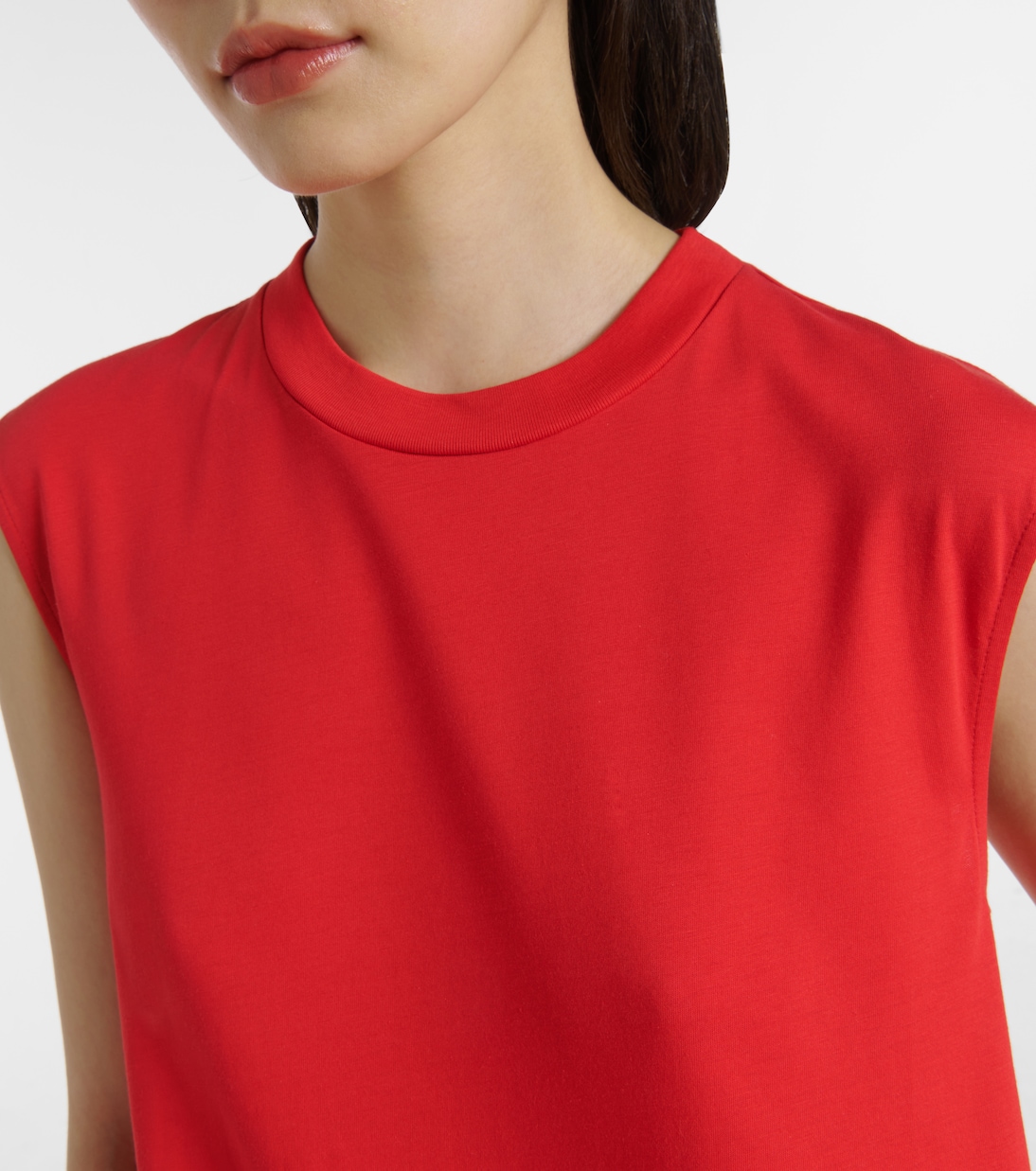 Minikleid aus Baumwoll-Jersey mit Tüll | Simone Rocha