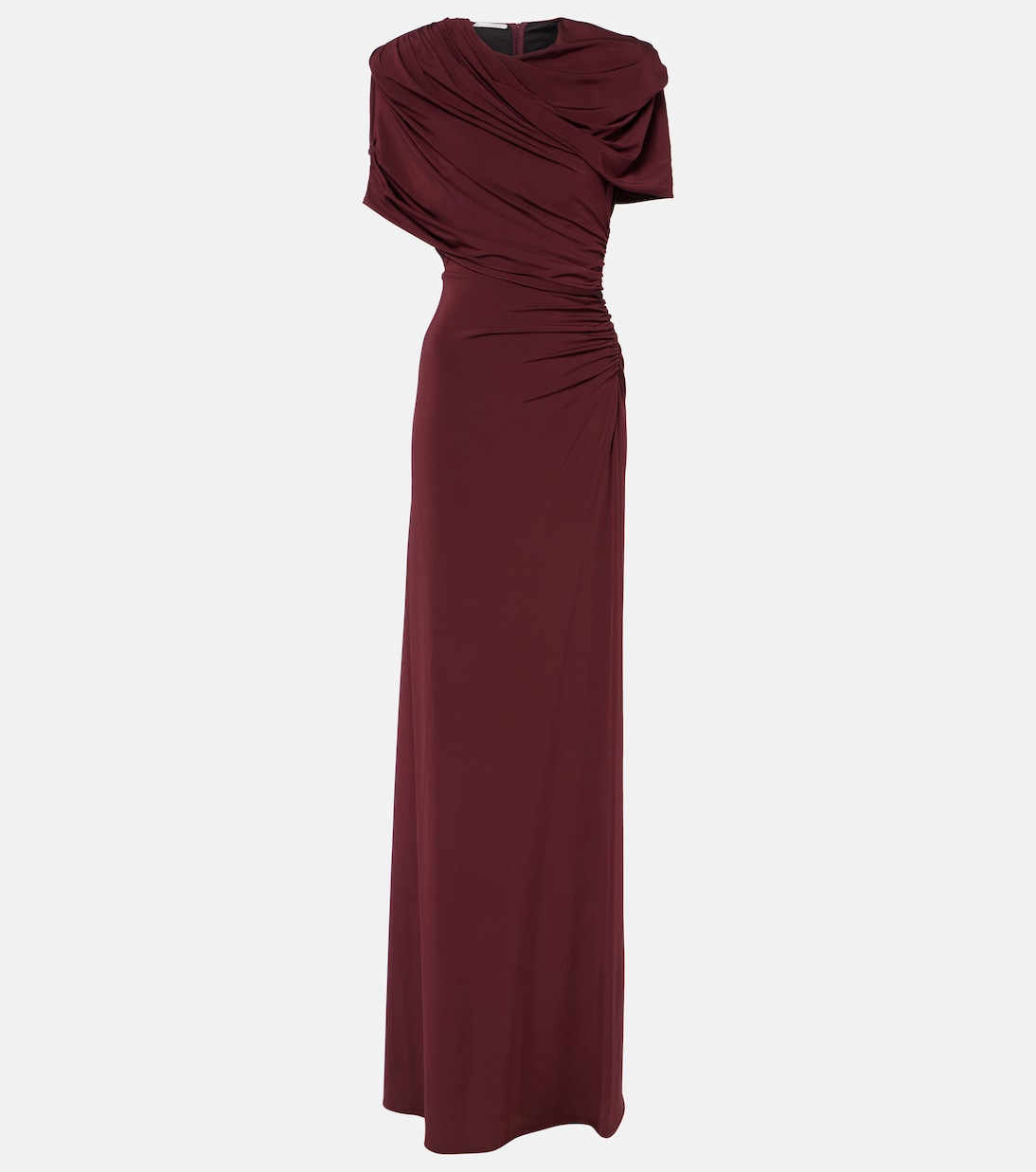 Draped open-back satin gown | Stella McCartney