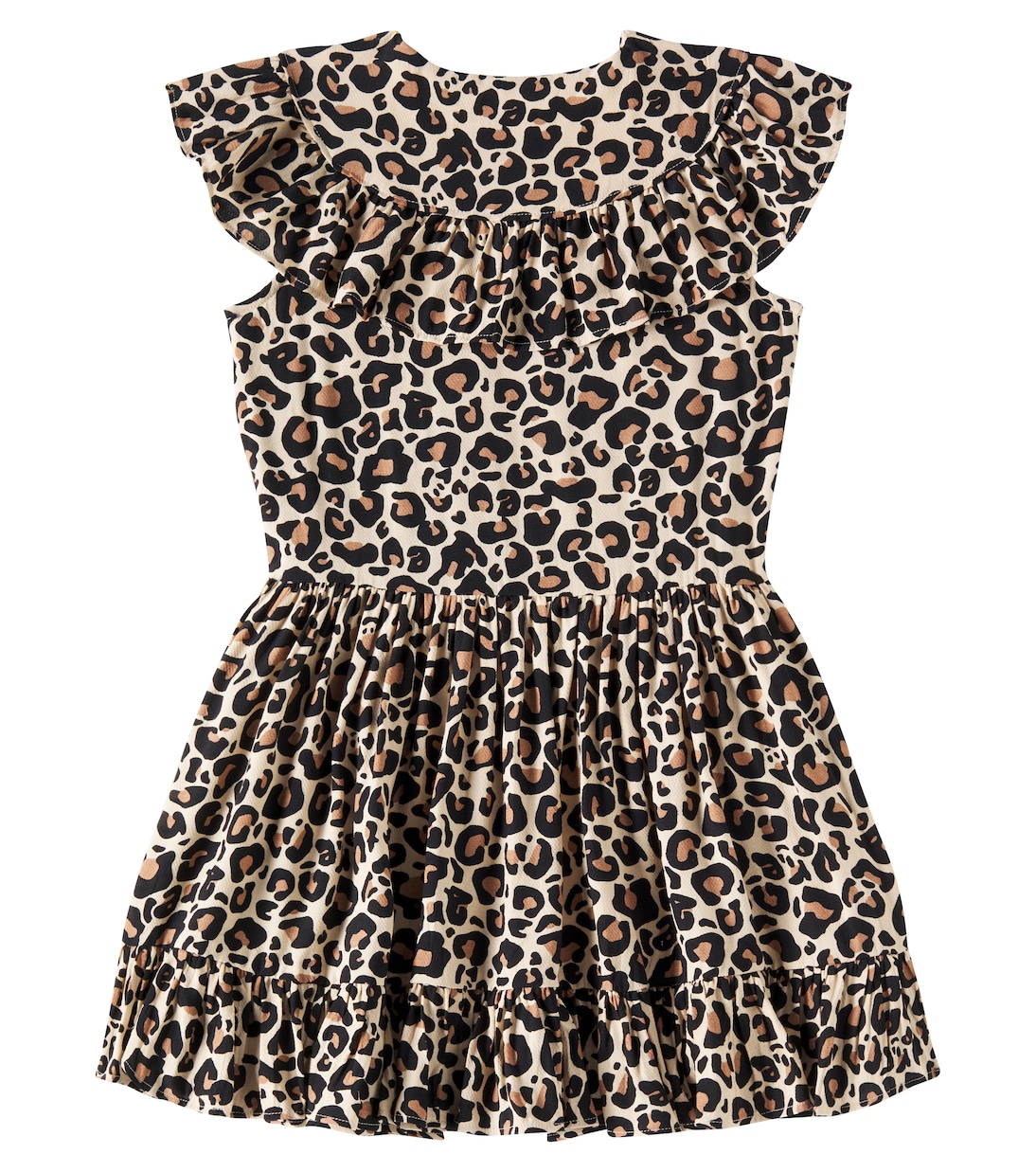 Cho ruffled leopard-print dress | Molo