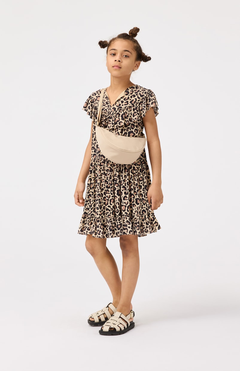 Cho ruffled leopard-print dress | Molo
