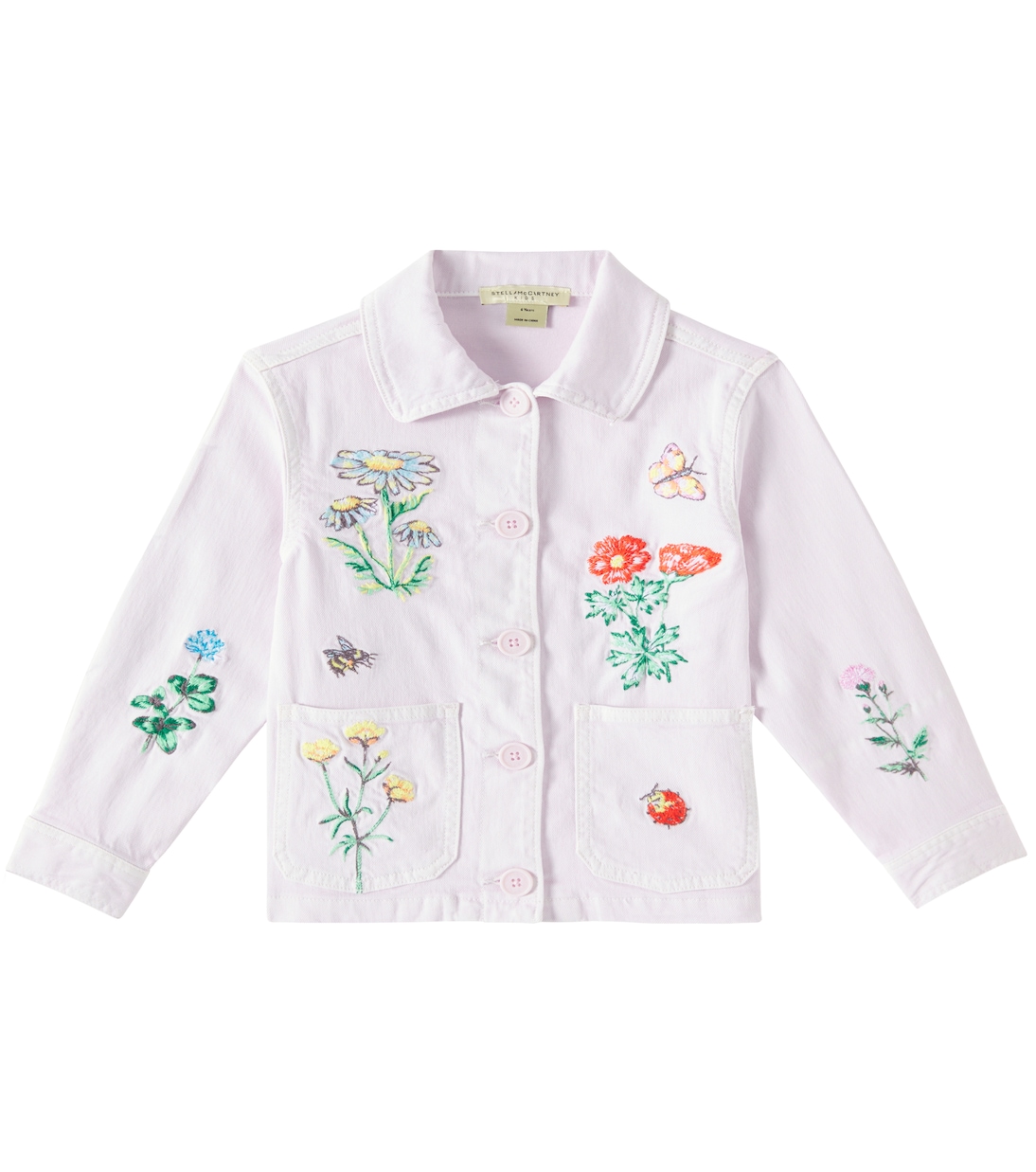 Chaqueta de algodón bordada | Stella McCartney Kids