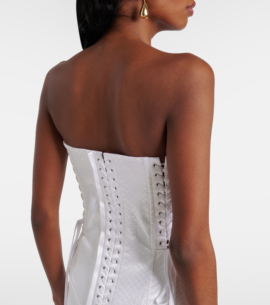 Abito a corsetto in raso   | Dolce&Gabbana