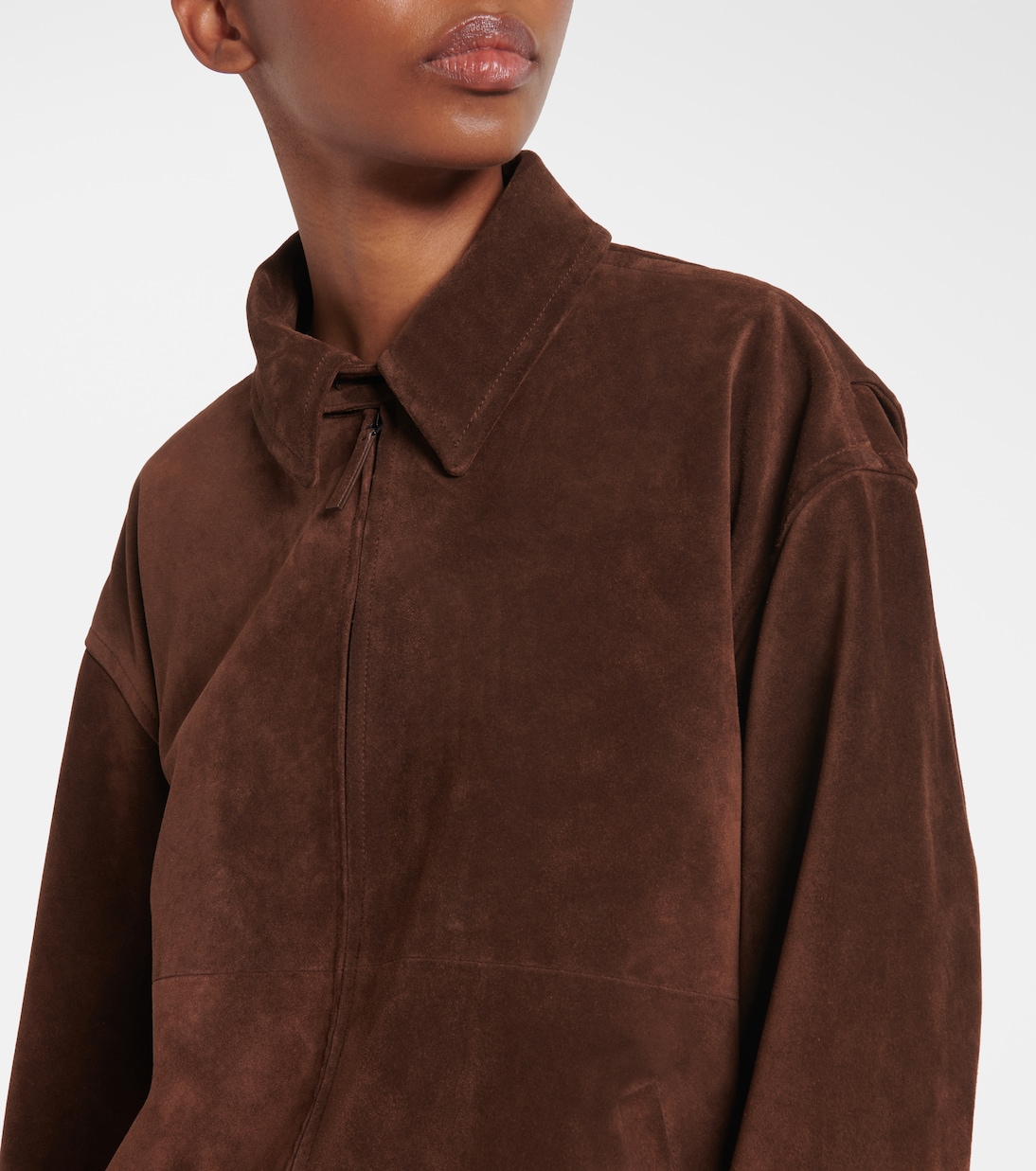 Bomber Roana in suede | The Row