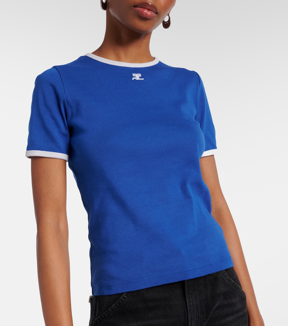 T-Shirt Heritage aus Baumwoll-Jersey | Courrèges