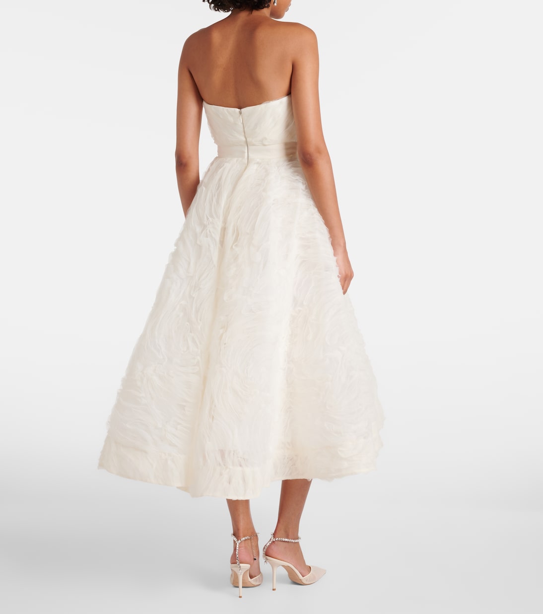 Abito midi Bridal Willow in tulle | Rebecca Vallance
