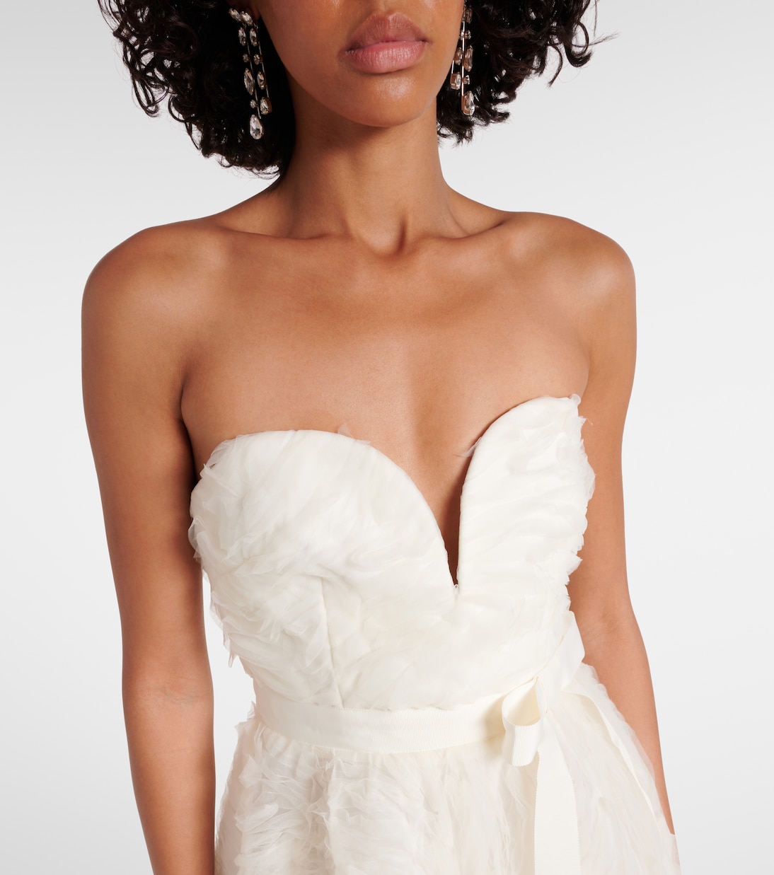 Abito midi Bridal Willow in tulle | Rebecca Vallance