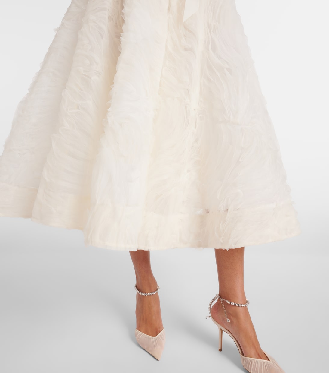 Abito midi Bridal Willow in tulle | Rebecca Vallance