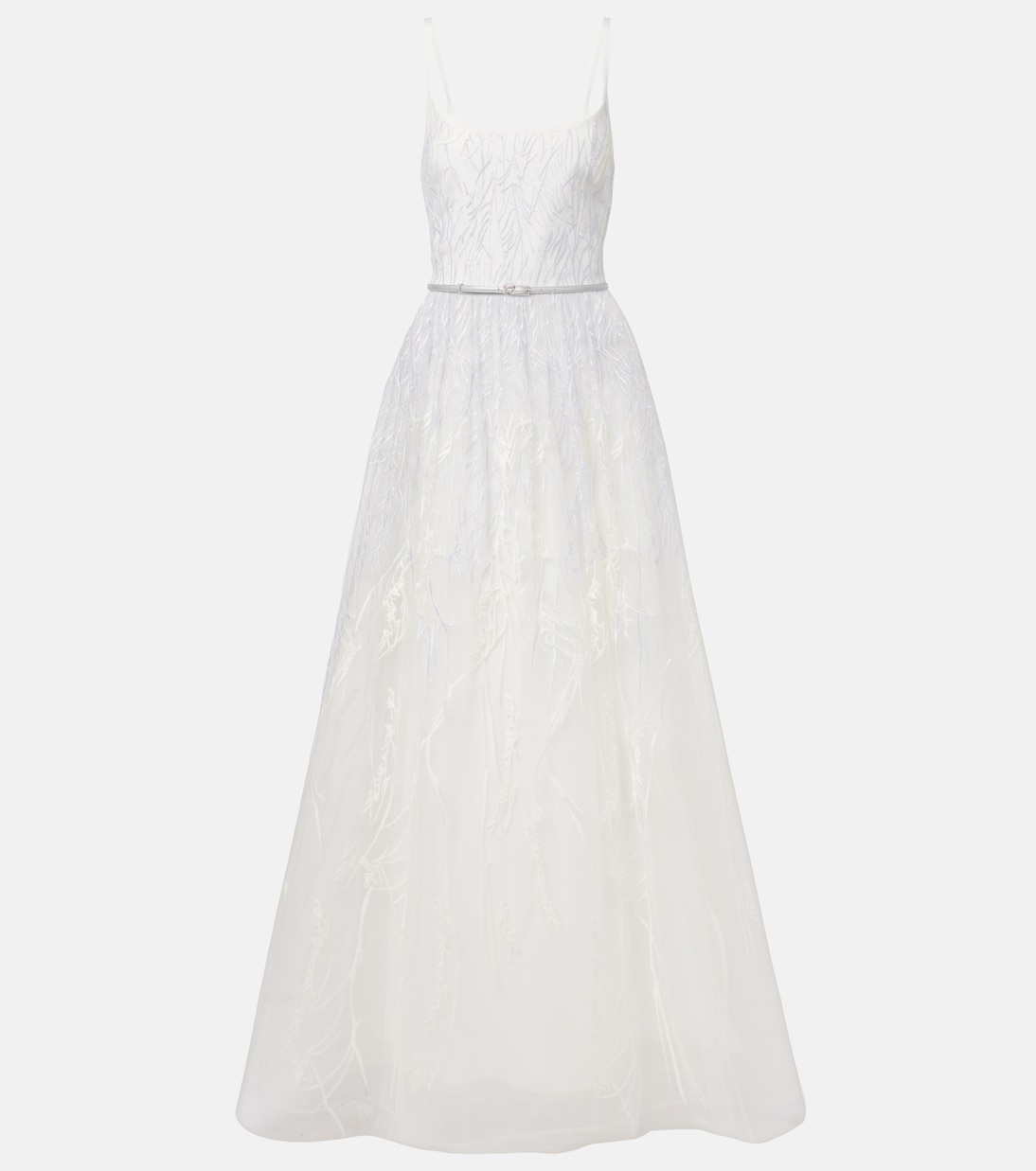 Vestido de novia de tul bordado | Elie Saab
