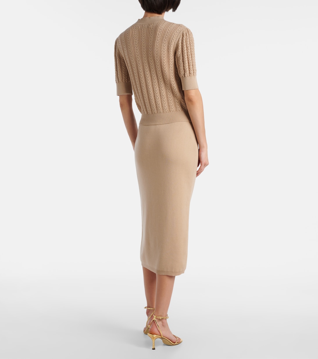 Pointelle cotton and cashmere cardigan | Alessandra Rich