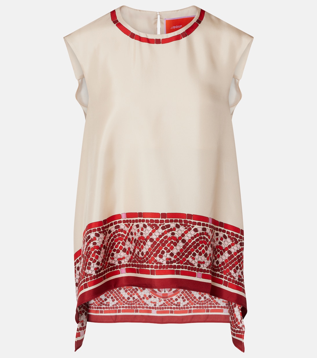 San Carlo printed silk twill top | La DoubleJ