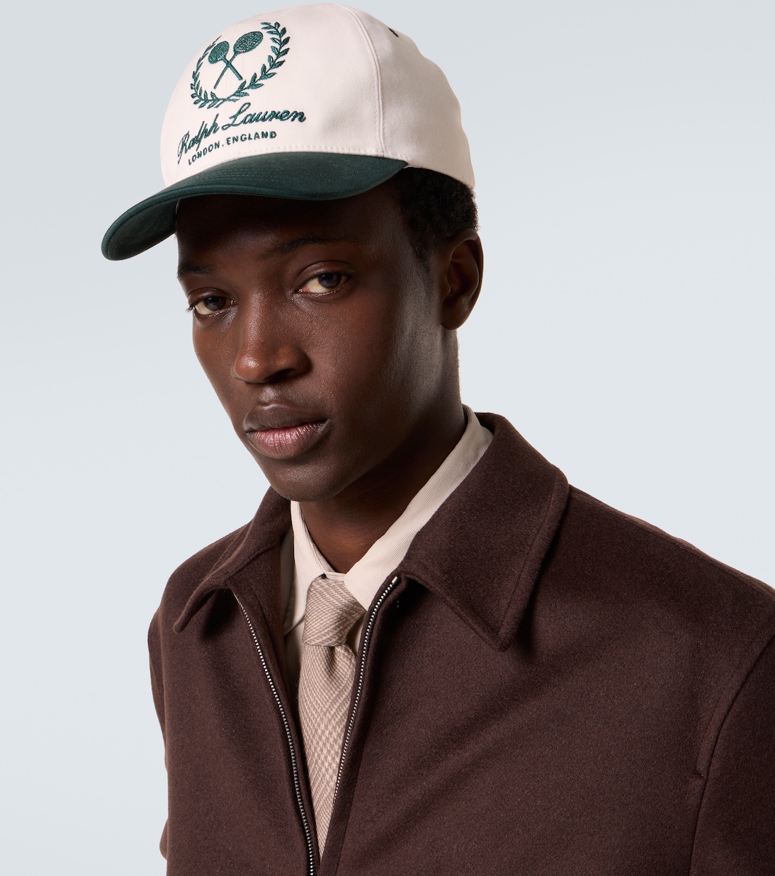 Casquette brodée en toile | Ralph Lauren Purple Label