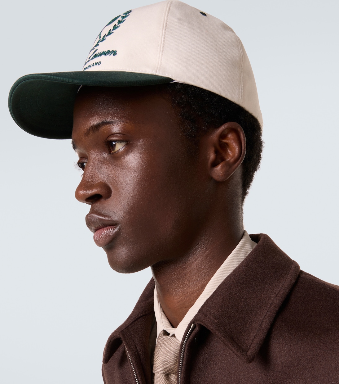 Casquette brodée en toile | Ralph Lauren Purple Label